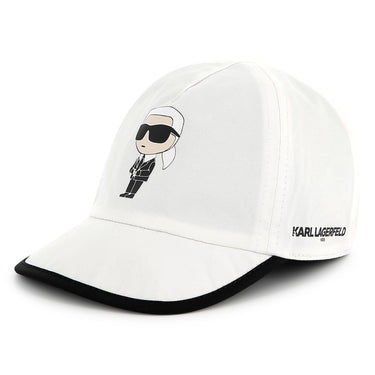 Gorra KARL LAGERFELD para bebe blanca